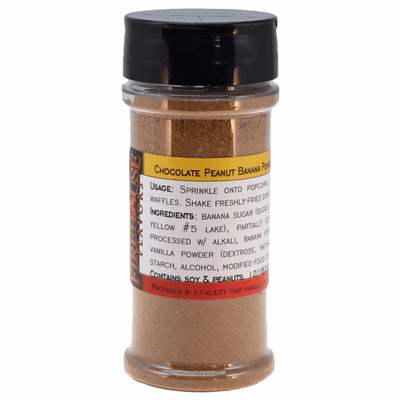 Chocolate Peanut Butter Banana Flavored Powder in a Large Spice Jar (5.11 oz.)