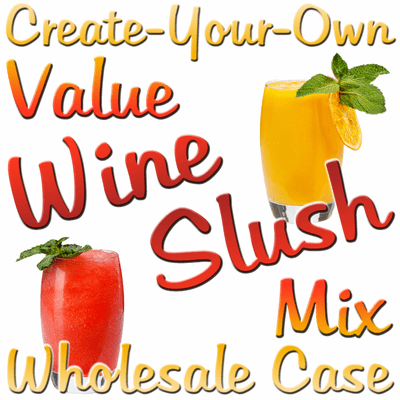 Create-Your-Own Value Wine Slush Mix, Case of 24 Packages