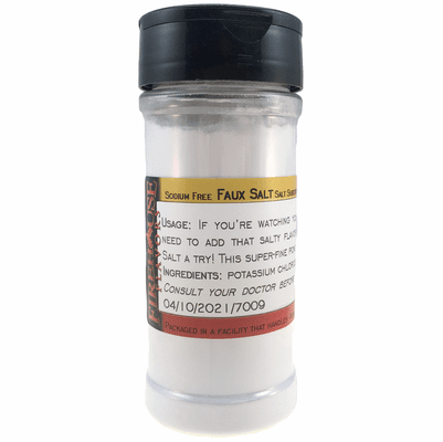 Faux Salt, Salt Substitute, in a Large Spice Jar (4.41 oz.)