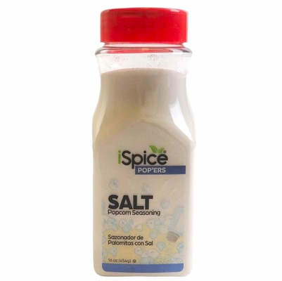 Fine Popcorn Salt, 1 Pound in a Shaker Jar