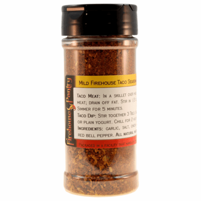 Firehouse Taco Seasoning (Mild) in a Large Spice Jar (5.29 oz.)