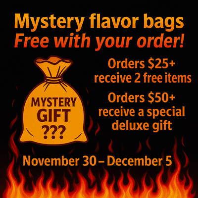 Free mystery bag with $25+ purchase