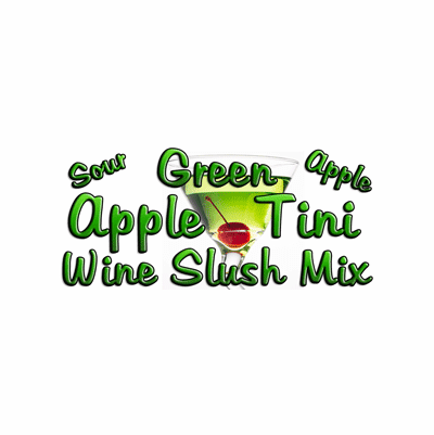 Green Appletini Wine Slush Mix, 10 Pound Bulk Bag