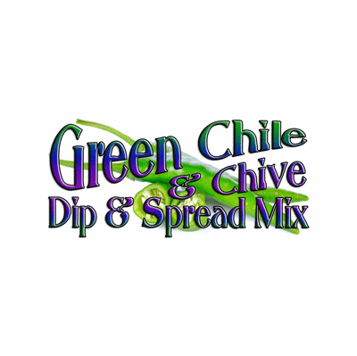 Green Chile 'N Chive Dip & Spread Mix, Case of 24 Packets