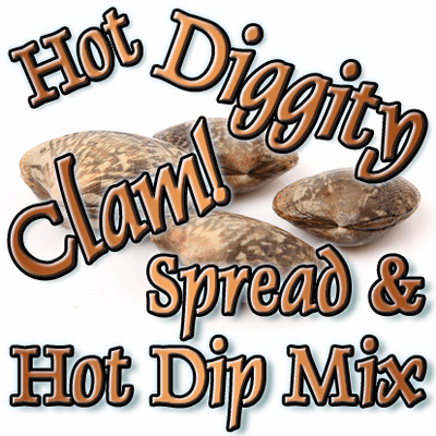 Hot Diggity Clam Dip & Spread Mix, Case of 24 Packets