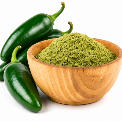 Jalapeno Chili Pepper, Green, Ground, 5-Pound Bulk Bag