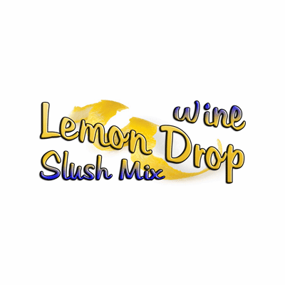 Lemon Drop Wine Slush Mix, Case of 24 Packages
