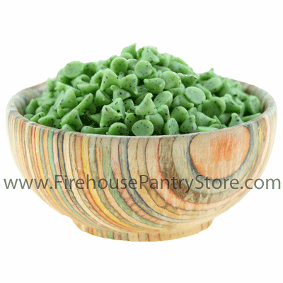 Mint Chocolate Chips, Green, Mini, 12 oz. Pantry Bag