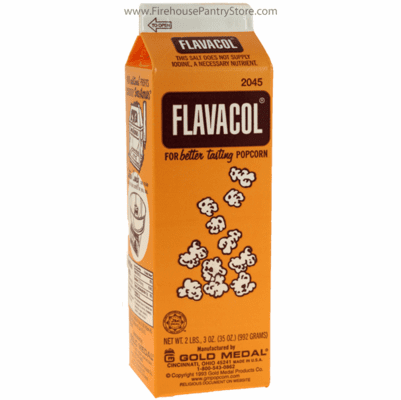 Movie Theaters' Secret Butter Flavored Popcorn Salt (Flavacol) 35 oz. Carton