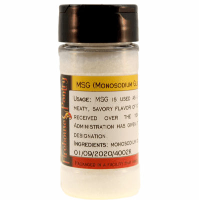 MSG, Flavor Enhancer, in a Spice Jar (3.53 oz.)