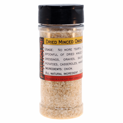 Onion, Dried, Minced, in a Large Spice Jar (3.53 oz.)
