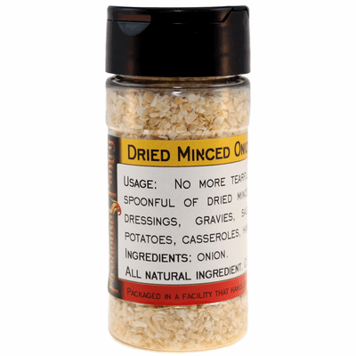 Onion, Dried, Minced, in a Spice Jar (2.47 oz.)