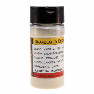 Onion, Granulated, in a Spice Jar (2.47 oz.)