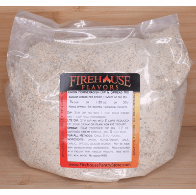 Onion Horseradish Dip & Spread Mix, 5 Pound Bulk Bag