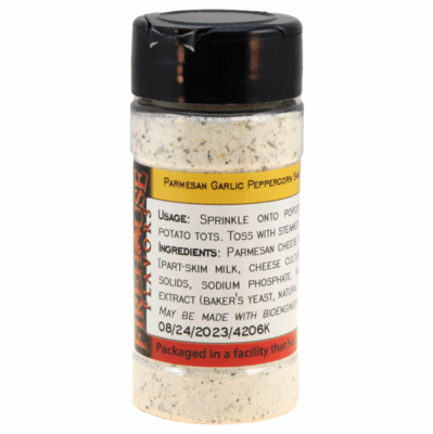 Parmesan Garlic Peppercorn Snack Seasoning in a Spice Jar (1.94 oz.)