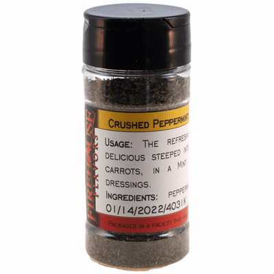 Peppermint Leaves, Dried, Crushed, in a Spice Jar (0.71 oz.)