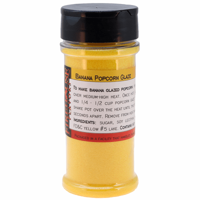 Popcorn Glaze, Banana, in a Large Spice Jar (6.35 oz.)