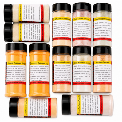 Premium Popcorn Seasoning Collection (12 Varieties)
