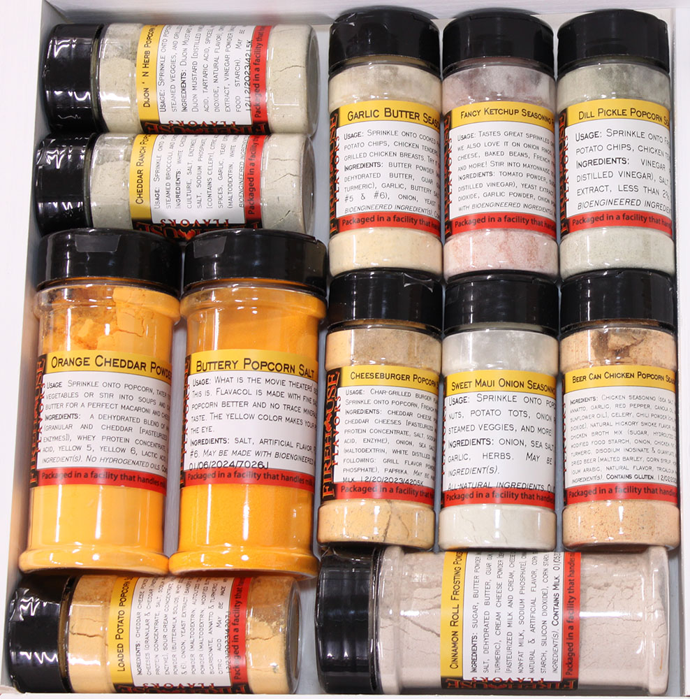 Gourmet Popcorn Flavor Sprinkles Collection by Firehouse Flavors
