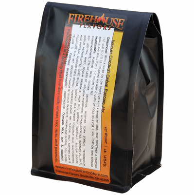 Pudding Mix, Instant, Coconut Cream, 1 Pound Pantry Bag