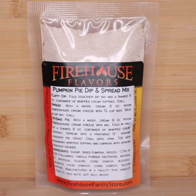 Pumpkin Pie Dip & Spread Mix, Single Recipe Package