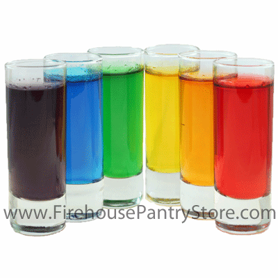 Rainbow Gelatin Mix Sampler Pack - 6 Flavors - 1 Pound Pantry Bags of Each