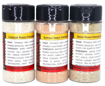 Ranch Popcorn & Snack Seasoning Powder Samplers