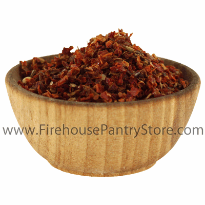 Red Bell Pepper, Dried, Granulated, 1 Pound Pantry Bag
