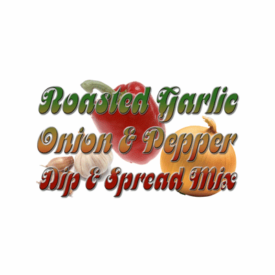 Roasted Garlic 'N Red Pepper Dip & Dressing Mix, Case of 24 Packets