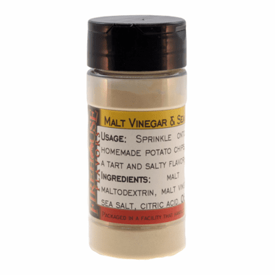 Salt and Malt Vinegar Powder in a Spice Jar (1.94 oz.)
