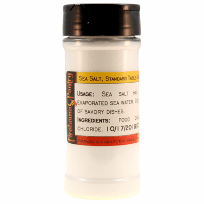 Sea Salt, Table Grind, in a Large Spice Jar (9.7 oz.)