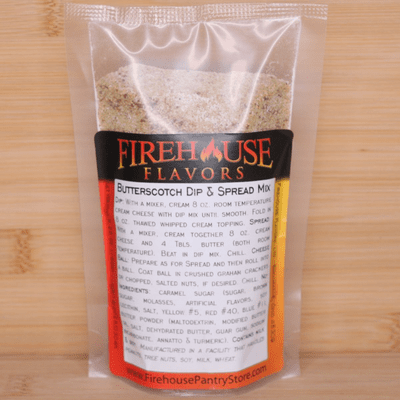 Smooth & Rich Butterscotch Dip & Spread Mix, Single Recipe Package