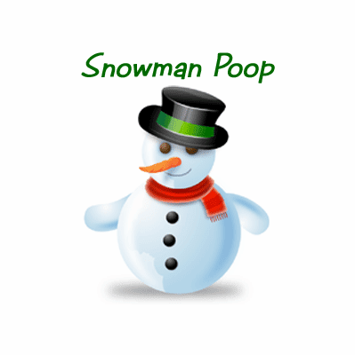 Snowman Poop