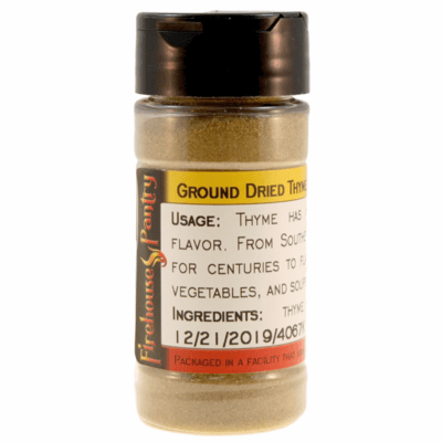 Thyme Leaves, Ground, in a Spice Jar  (1.41 oz.)
