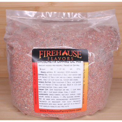 Tomato Basil Bruschetta Dipping Oil Mix, 5 Pound Bulk Bag