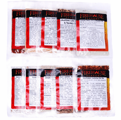 U-Pick Savory Dip Mix Sampler Pack, Choose 10 Flavors