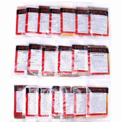 U-Pick Savory Dip Mix Sampler Pack, Choose 20 Flavors