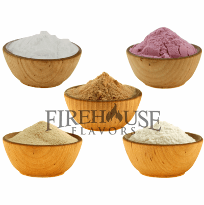 Vinegar Powder Sampler - 5 Varieties - 1 Pound Pantry Bag Each