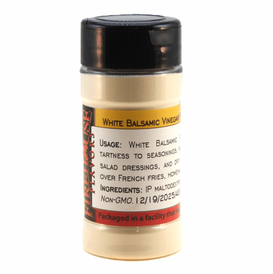 Vinegar Powder, White Balsamic, in a Spice Jar (1.94 oz.)