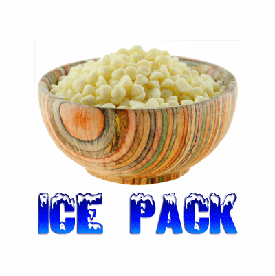 White "Chocolate" Baking Chips, Miniature, 5 Pound Bulk Bag WITH ICE PACKS