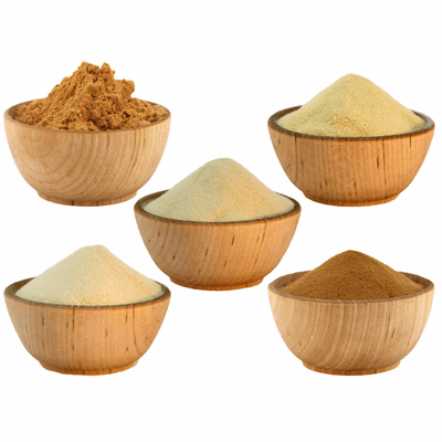 Yeast Extract Sampler - 5 Varieties - 1 Pound Pantry Bag Each