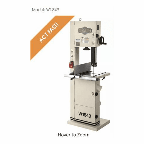 Shop Fox W1849 Resaw Bandsaw