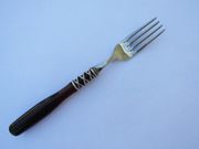 Bugatti Italy ARIANNA TORTOISESHELL Salad Fork