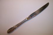 Community WHITE ORCHID Dinner Knife, Hollow Handle