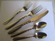 OUT OF STOCK Gorham GOLDEN BALLET RIBBON 5-piece Place Setting