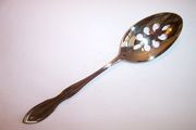 OUT OF STOCK Gorham Stegor CHANSON Pierced Serving Spoon