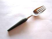 OUT OF STOCK Grenadier Forged Stainless Japan EBONY Dinner Fork