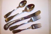 OUT OF STOCK IIC Imperial HAMMERED COLONIAL 5-piece Place Setting