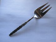 International Lyon FLORENTINE SCROLL Meat Serving Fork