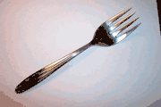International SPRING LILY Meat Serving Fork